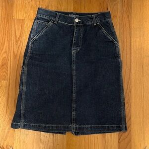 Y2K vintage denim skirt